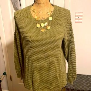 Sonoma life and style XL Green Pullover Sweater